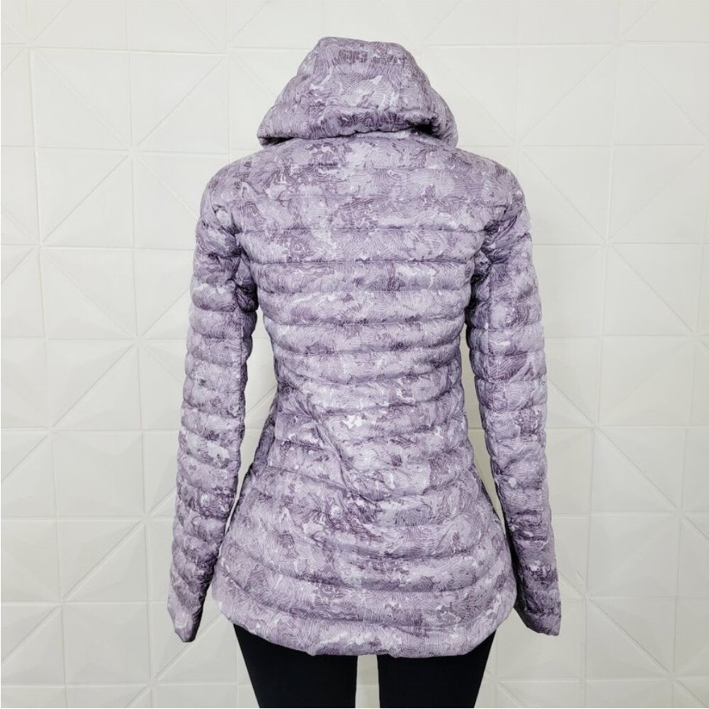 Lululemon Women's Pack It Down Again Hooded Down 700 Jacket Topographic Lilac -2 - Picture 9 of 10